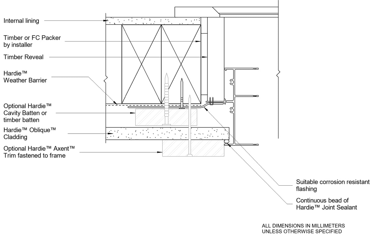 OBLIQUE Window Jamb Trim